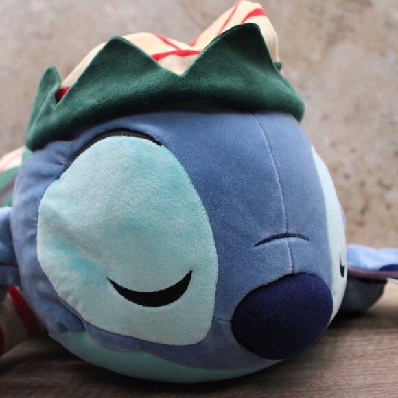 Disney Store Official Cuddleez Plush Stitch Elf  Big Plush Super Soft NEW - Picture 3 of 9